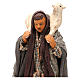 STOCK Pastore con pecora vestito in terracotta cm 18 presepe napoletano s2