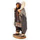 STOCK Pastore con pecora vestito in terracotta cm 18 presepe napoletano s3
