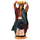 STOCK Mujer con cesta vestida terracota de 30 cm belén napolitano s1