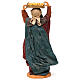 STOCK Woman carrying basket dressed in terracotta, 30 cm Neapolitan nativity s5