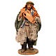 STOCK Shepherd with jug dressed in terracotta, 30 cm Neapolitan nativity s1