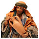 STOCK Shepherd with jug dressed in terracotta, 30 cm Neapolitan nativity s2