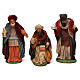 STOCK Série Rois Mages terre cuite crèche napolitaine 18 cm s1