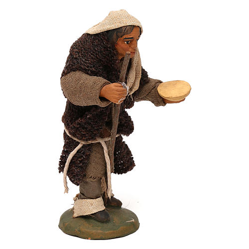 STOCK Bettler mit Stock 10cm neapolitanische Krippe 3