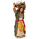 STOCK Woman with boxes of vegetables, Neapolitan Nativity scene 14 cm s3