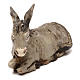 STOCK Asino steso terracotta presepe napoletano 10 cm s2