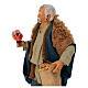 Man with parrot for Neapolitan Nativity Scene with 30 cm characters s6