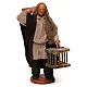 Uomo 2 gabbie legno presepe napoletano 12 cm s1