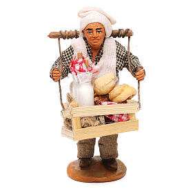 Milkman with box, Neapolitan Nativity scene 10 cm