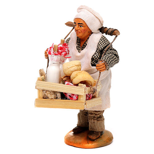 Milkman with box, Neapolitan Nativity scene 10 cm 2