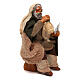 Man playing cards and drinking, Neapolitan Nativity scene 10 cm s3