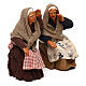 Two gossiping women, for 10 cm Neapolitan nativity s3