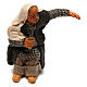 Miniature old drunk couple, 10 cm Neapolitan nativity s4