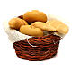 Miniature bread basket Neapolitan nativity 24 cm s3