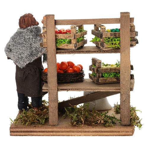 Greengrocer, Neapolitan Nativity scene 10 cm 5