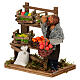 Greengrocer with mini fruit vegetable stand, 10 cm Neapolitan nativity s3