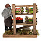 Greengrocer with mini fruit vegetable stand, 10 cm Neapolitan nativity s5