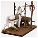 Cheval avec mangeoire crèche napolitaine 10 cm s4