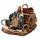 Animated arab basket seller, 12 cm Neapolitan nativity s2