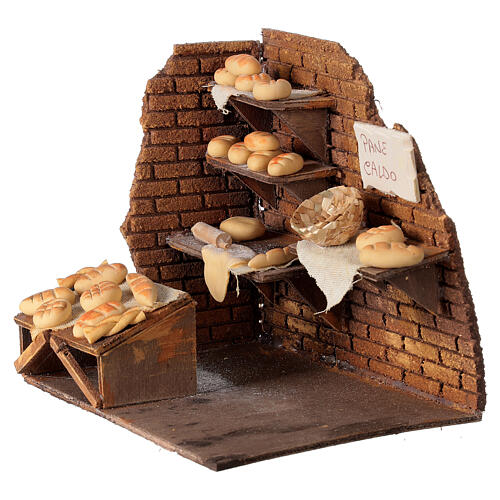 Bakery setting, Neapolitan Nativity scene 13 cm 2