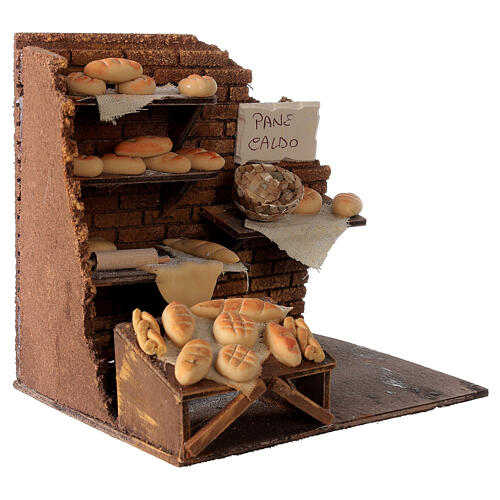 Bakery setting, Neapolitan Nativity scene 13 cm 3