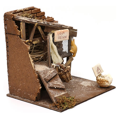 Scena kurnika do szopki neapolitańskiej, 13 cm 3