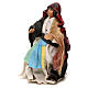 Neapolitan Nativity scene, sitting woman 12 cm s2