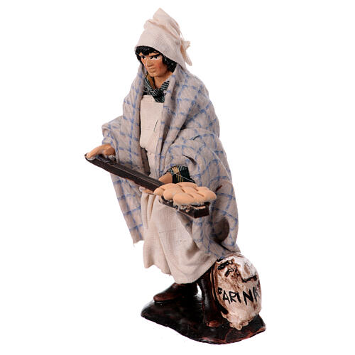 Baker figurine, 12 cm Neapolitan nativity 2