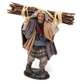 Neapolitan Nativity Scene: Neapolitan Nativity scene, woodcutter 12 cm