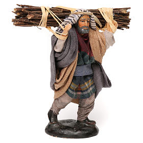 Neapolitan Nativity Scene: Neapolitan Nativity scene, woodcutter 12 cm