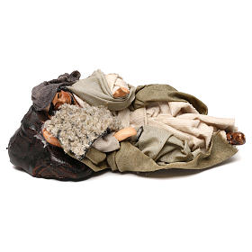 Neapolitan Nativity scene, Benino the sleeping shepherd 12 cm