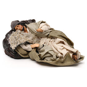 Neapolitan Nativity scene, Benino the sleeping shepherd 12 cm