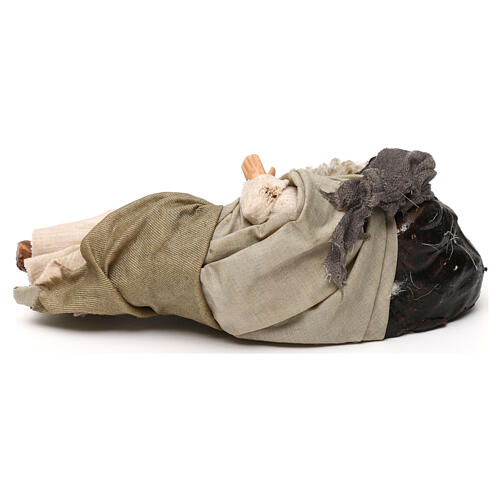 Benino śpiący pasterz, 12 cm, szopka neapolitańska 4