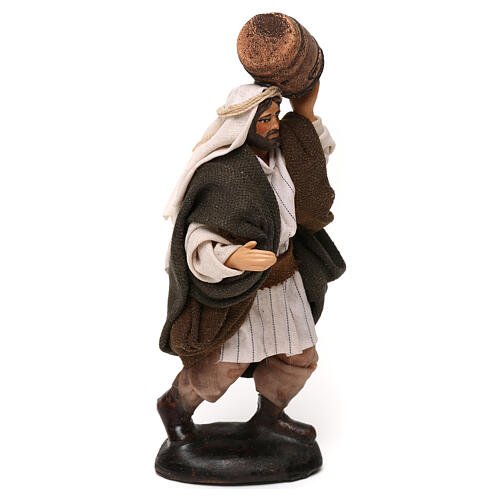 Mężczyzna z beczką, 12 cm, szopka neapolitańska 2