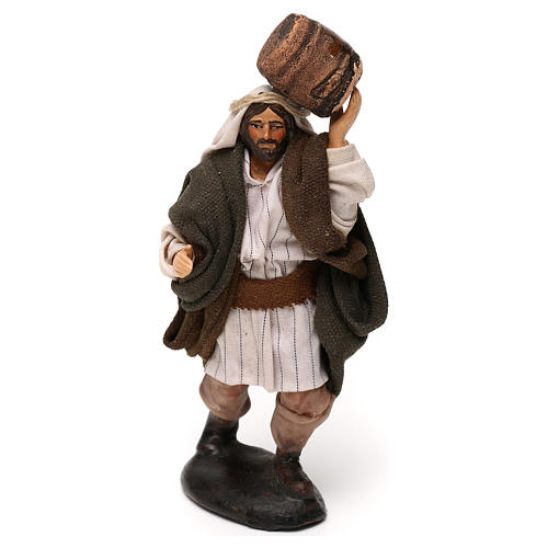 Man with cask, 12 cm Neapolitan nativity 1