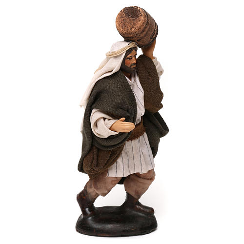 Man with cask, 12 cm Neapolitan nativity 2