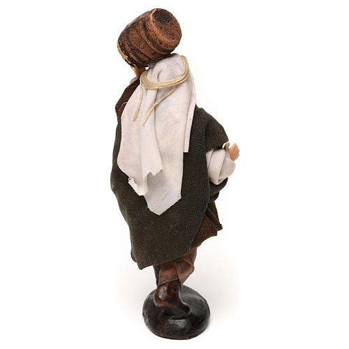 Man with cask, 12 cm Neapolitan nativity 3