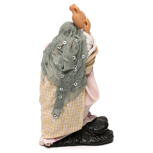 Femme avec cruche 12 cm crèche napolitaine 3