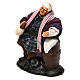 Neapolitan Nativity scene, drunkard with bottle and barrel 12 cm s2