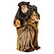 Magi King with white beard 12 cm Neapolitan Nativity scene figurine s1