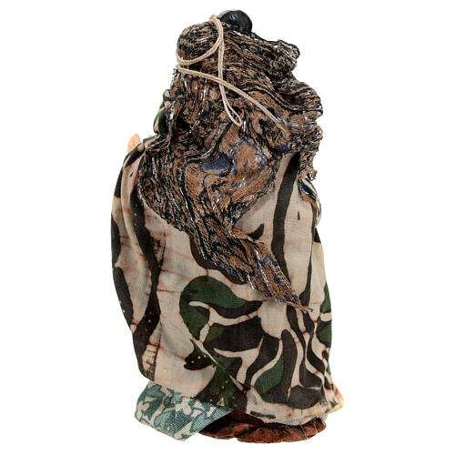 Kobieta z dzieckiem na ręku, szopka neapolitańska 12 cm 4