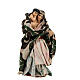 Woman with baby 12 cm Neapolitan Nativity scene figurine s1