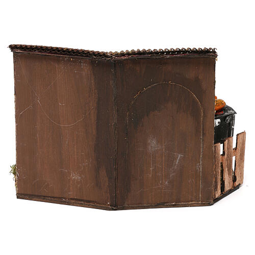 Woman selling corncob, 8 cm Neapolitan Nativity Scene 4