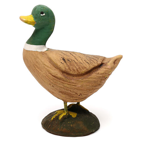 STOCK Terracotta duck 30 cm for Nativity scene 1