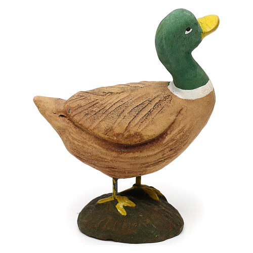 STOCK Terracotta duck 30 cm for Nativity scene 2