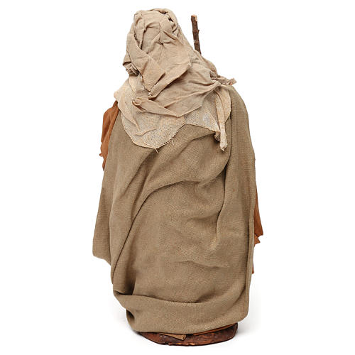 STOCK San Giuseppe terracotta vestito 18 cm presepe napoletano 5