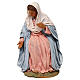 STOCK Madonna terracotta vestita 24 cm per presepe napoletano s1