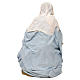 STOCK Madonna terracotta vestita 24 cm per presepe napoletano s5
