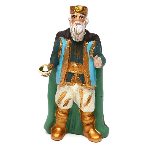 Old Wise Man for Neapolitan Nativity scene 8 cm 1