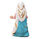 Mary terracotta painted statue, 8 cm Neapolitan nativity s2